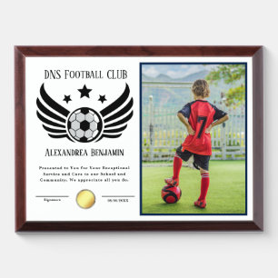 FOTBALL Photo Award Plaque
