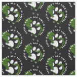 Fote of Happiness - Happiness runs on four paws Fabric