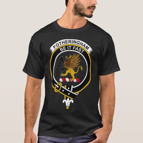 Fotheringham Crest Tartan Clan Scottish Clan T_Shirt