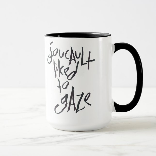 Foucault Liked To Gaze Mug (Right)