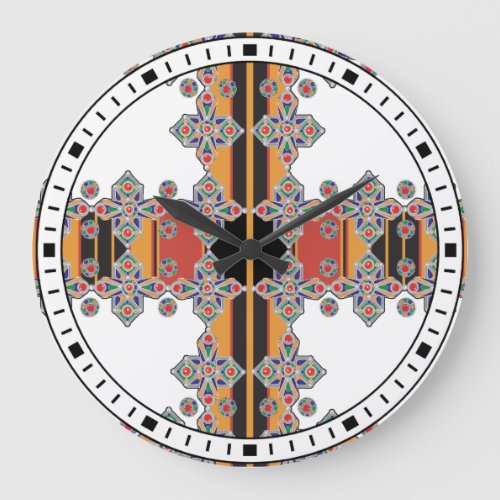 FOUDA DE LA ROBE KABYLE A BIJOUX KABYLE LARGE CLOCK