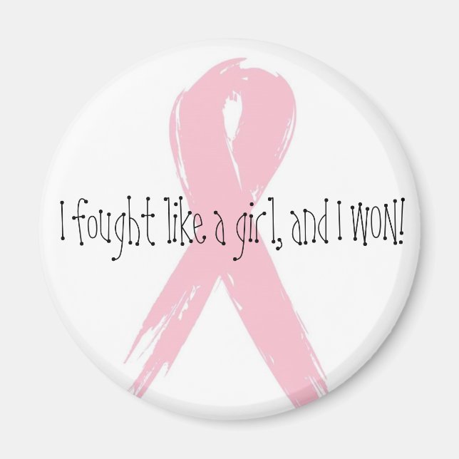 Fought like a girl magnet (Front)