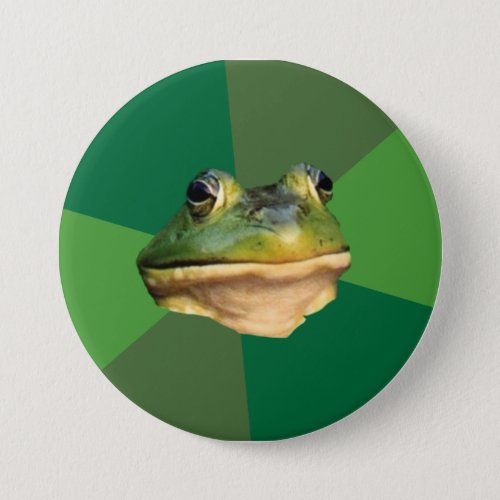 Foul Bachelor Frog Button
