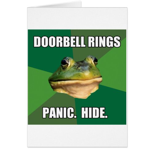 Foul Bachelor Frog Doorbell Rings
