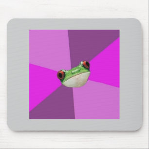 Foul Bachelorette Frog Advice Animal Meme Mouse Pad