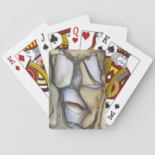 Found Art _ Cool Rock Pattern Playing Cards