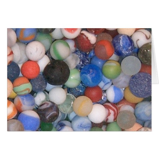 Found at the Beach Marbles Cards (Front Horizontal)