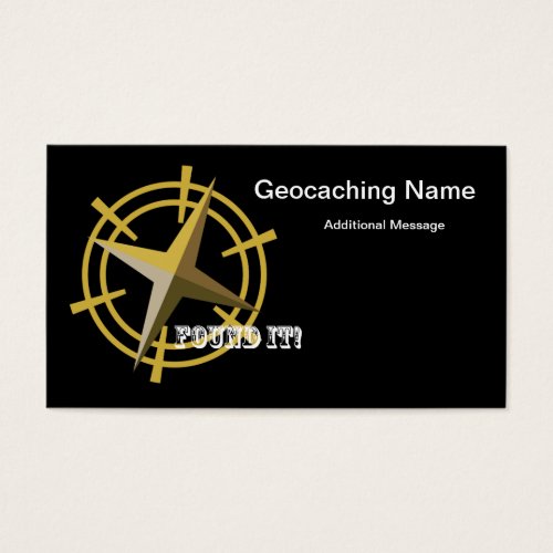 Found It! Stash Card Business Card Templates