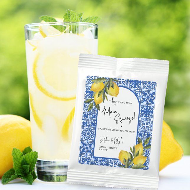 Found Main Squeeze Lemon & Blue Tile Engagement Lemonade Drink Mix (Creator Uploaded)
