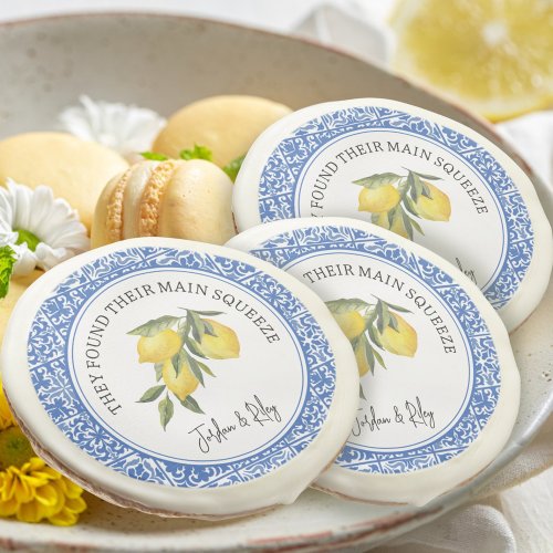 Found Main Squeeze Lemon Mediterranean Tile Shower Sugar Cookie