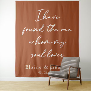 Found the One Wedding Photo Prop Backdrop
