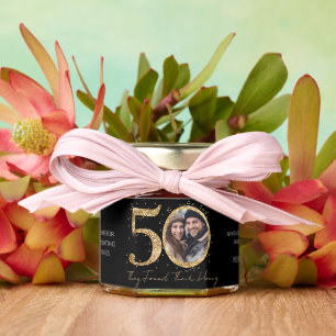 Found Their Honey 50th Wedding Anniversary Jar Favors