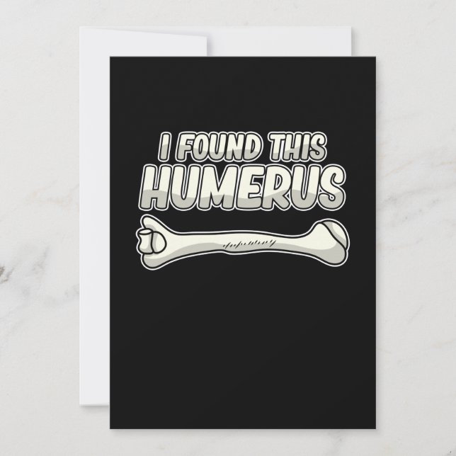 Found This Humerus Surgeon Surgery Medical Doctor Thank You Card (Front)