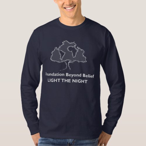 Foundation Beyond Belief Light The Night Team T_Shirt