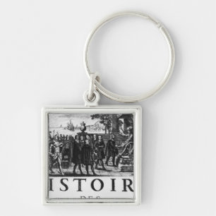 Foundation by Louis XIV, king of France Keychain