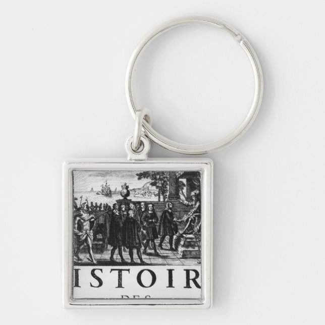 Foundation by Louis XIV, king of France Keychain (Front)
