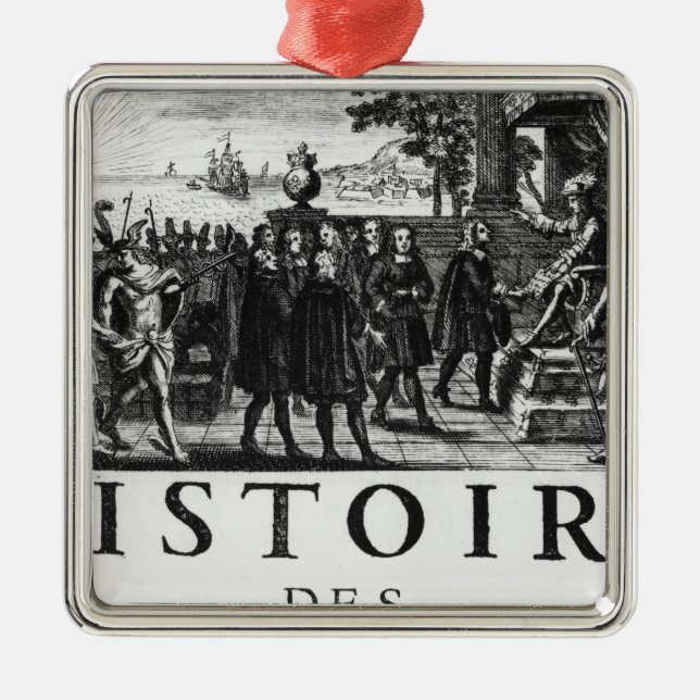 Foundation by Louis XIV, king of France Metal Ornament (Front)