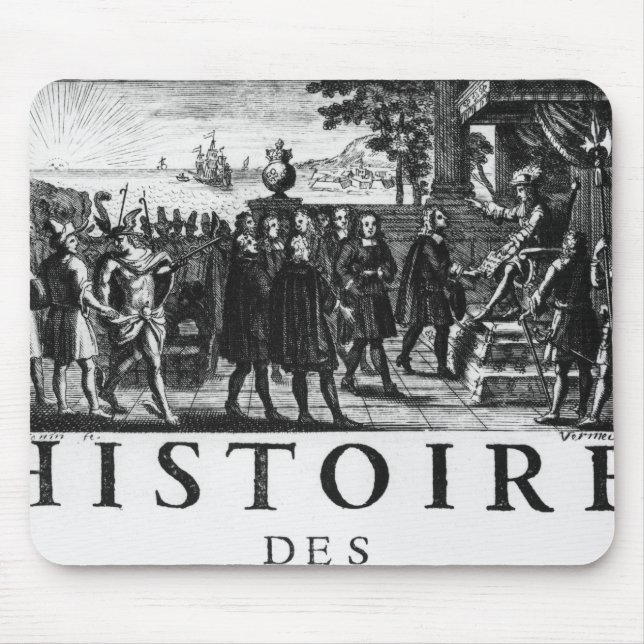 Foundation by Louis XIV, king of France Mouse Pad (Front)