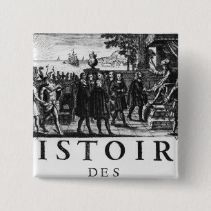 Foundation by Louis XIV, king of France Pinback Button