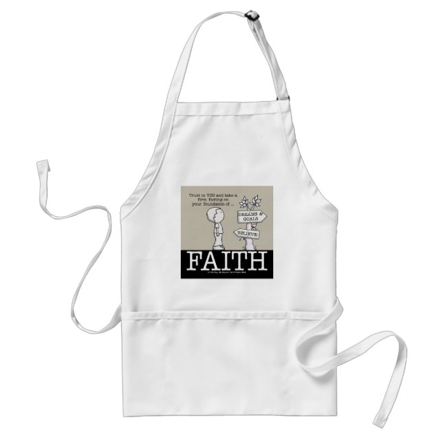 Foundation of Faith Adult Apron (Front)