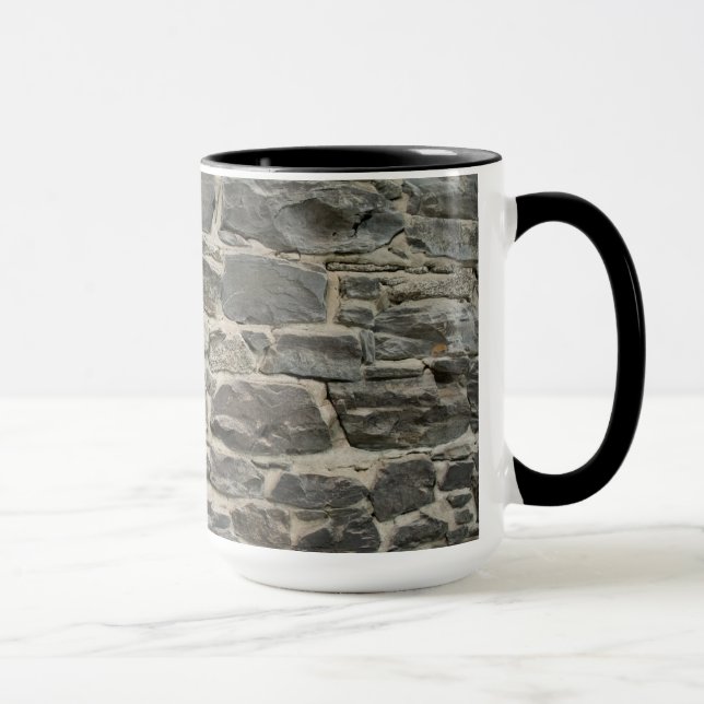 FOUNDATION WALL Black 15 oz Ringer Mug (Right)