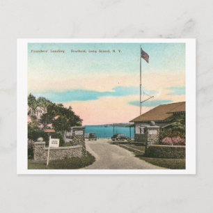 Founders Landing, Southold, Long Island NY Vintage Postcard