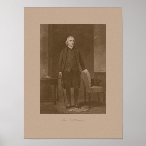 Founding Father Samuel Adams Poster