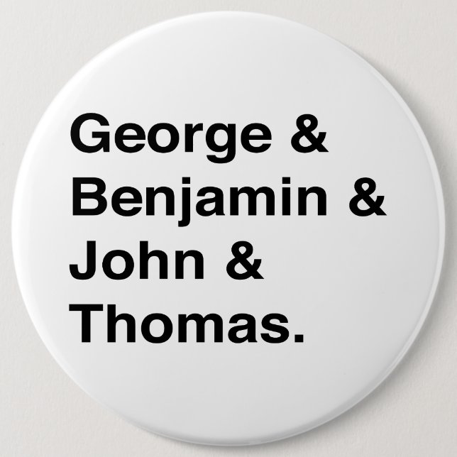 Founding Fathers Button (Front)