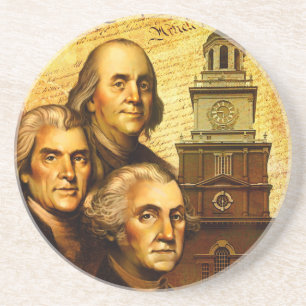Founding Fathers Drink Coaster