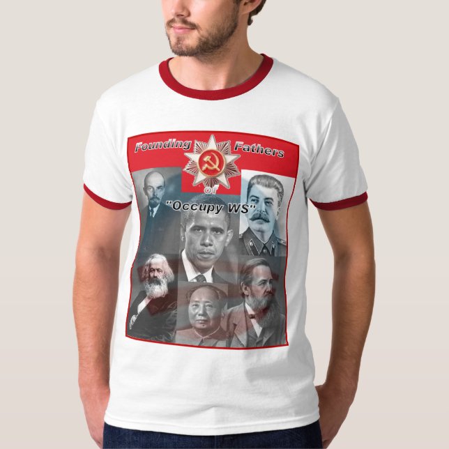 Founding Fathers of "OWS" T-Shirt (Front)