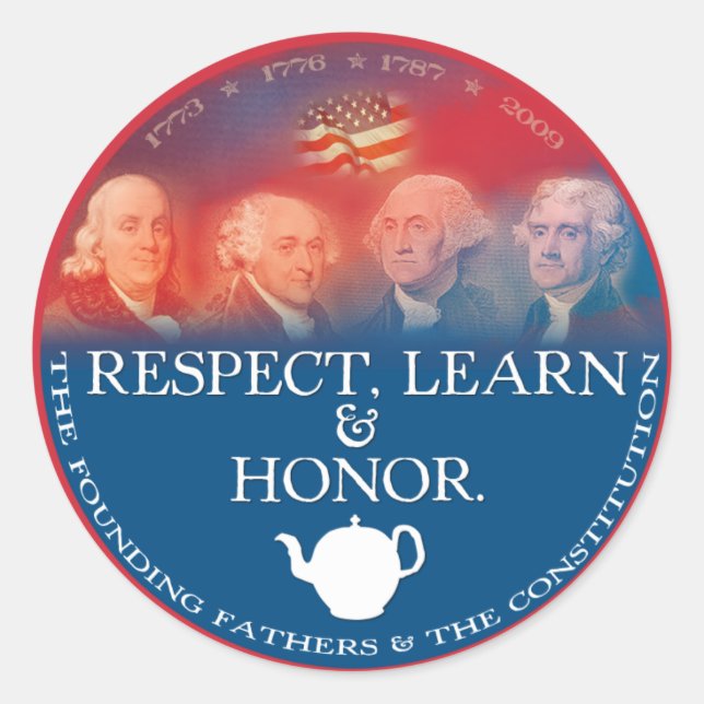 Founding Fathers sticker (Front)