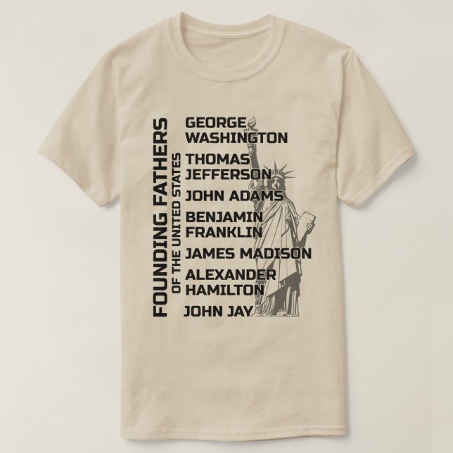 Founding Fathers USA T-Shirt (Design Front)