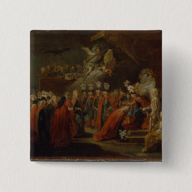 Founding of the Order of the Black Eagle Pinback Button (Front)