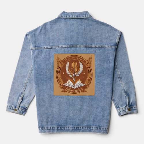 Founding Principles Quill and Parchment Womens  Denim Jacket