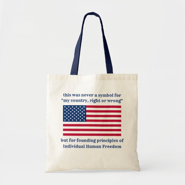 Founding Principles tote Bag (Front)