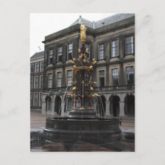 Fountain at Binnenhof Postcard