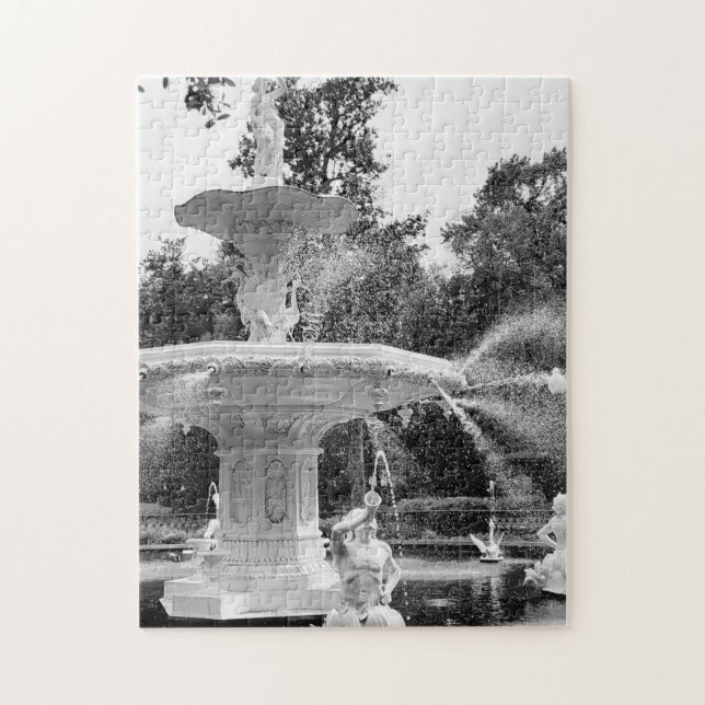Fountain at Forsyth Park, Savannah GA Jigsaw Puzzle (Vertical)