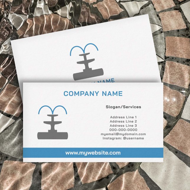 Fountain  business card (Fountain business card)