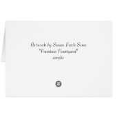 Fountain Courtyard Cards (Back Horizontal)