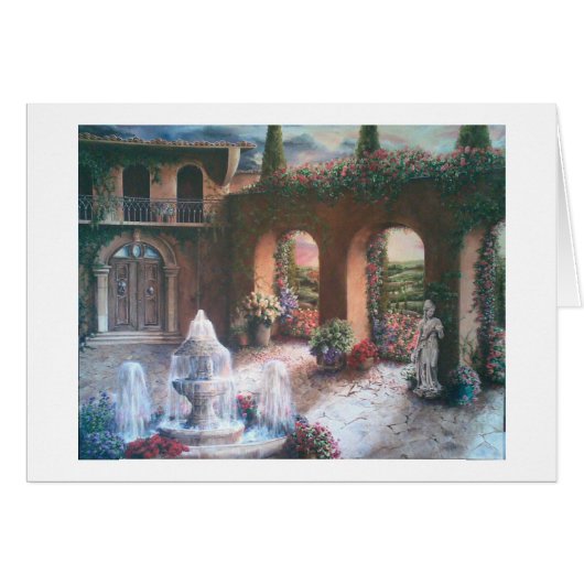 Fountain Courtyard Cards (Front Horizontal)
