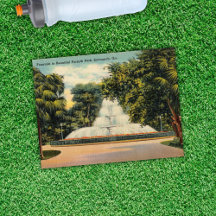 Fountain in Forsyth Park Savannah GA Historic