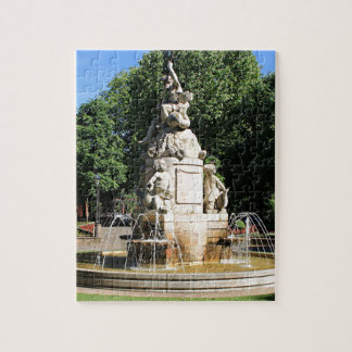 Fountain in Leon, El Camino Jigsaw Puzzle