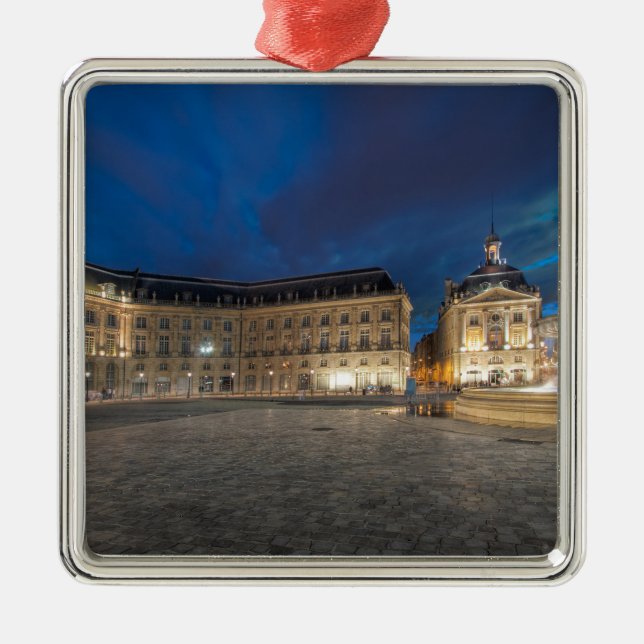 Fountain in the Place of the Bourse Metal Ornament (Front)