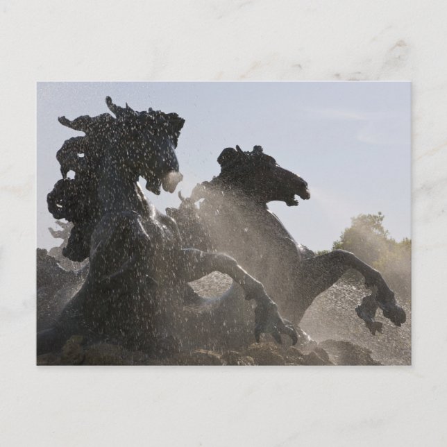 Fountain, Monument des Girondins, Bordeaux, Postcard (Front)