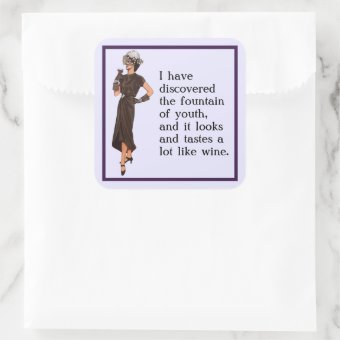 Fountain of Youth Sticker | Zazzle