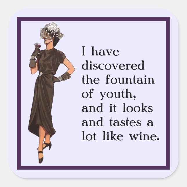 Fountain of Youth Sticker (Front)