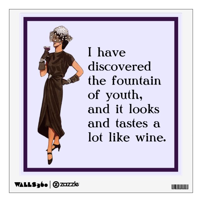 Fountain of Youth Wall Decal (Front)