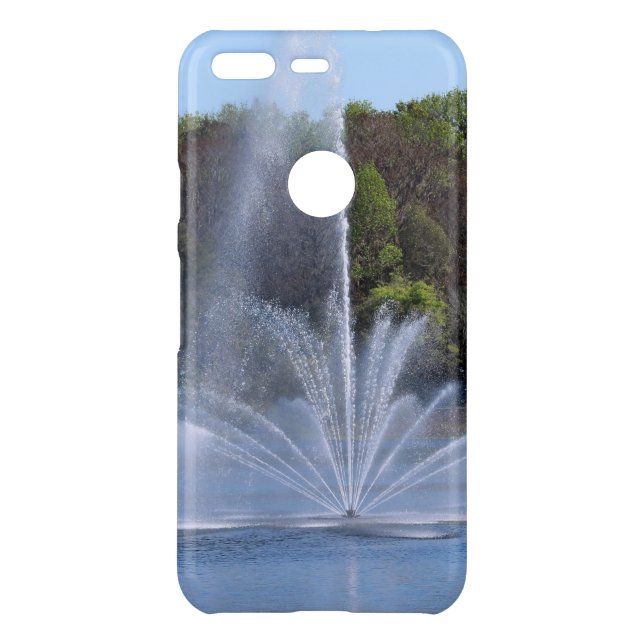 Fountain On A Lake Google Phone Cases (Back)