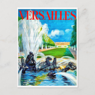 Fountain on the Versailles Palace, France Postcard