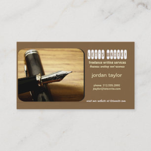 fountain pen business card